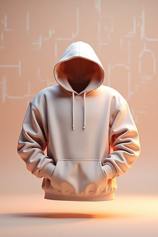 Hoodie beige